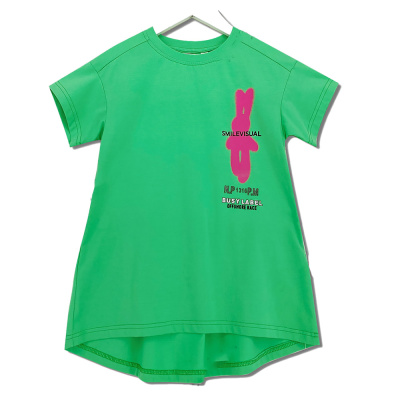 Платье футболка летнее Deloras 19634 зеленое 1